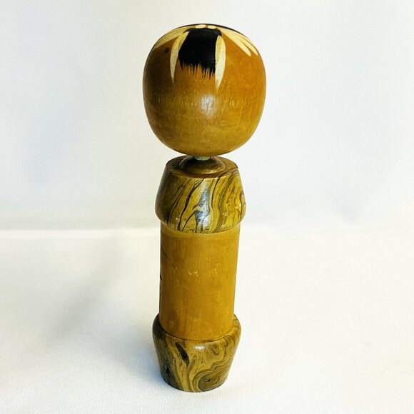 Kokeshi Decorated Wooden Ancient Japanese Traditional Doll Asian Culture 6 1/2” - Picture 5 of 10
